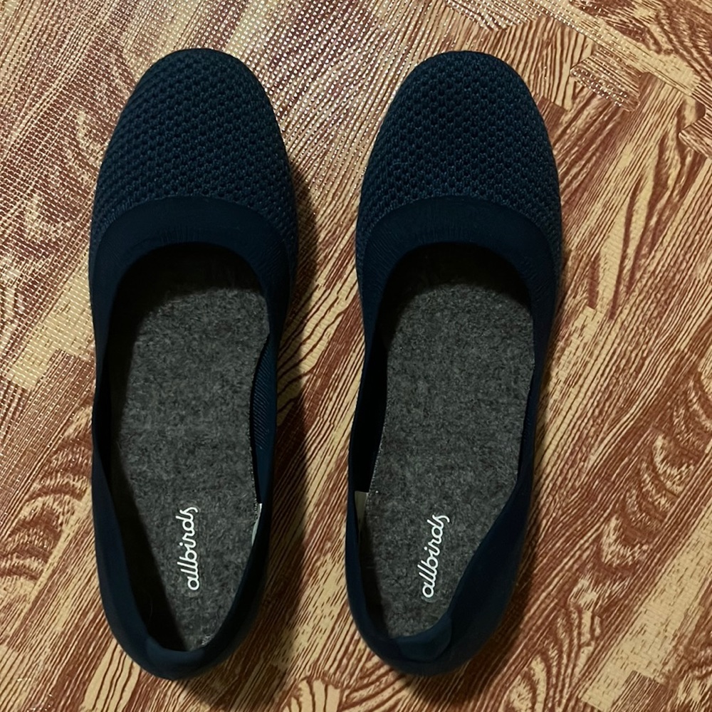 Allbirds blue flats!
